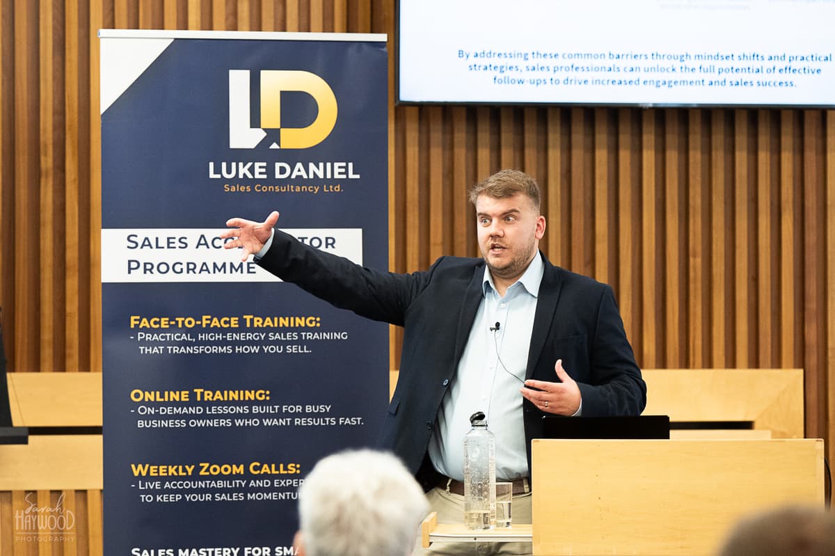 Fact finding sales training course in the UK led by Luke Daniel