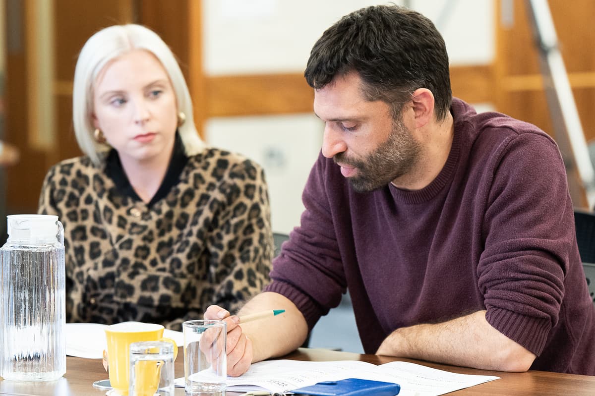 Sales managers taking part in a leadership development workshop