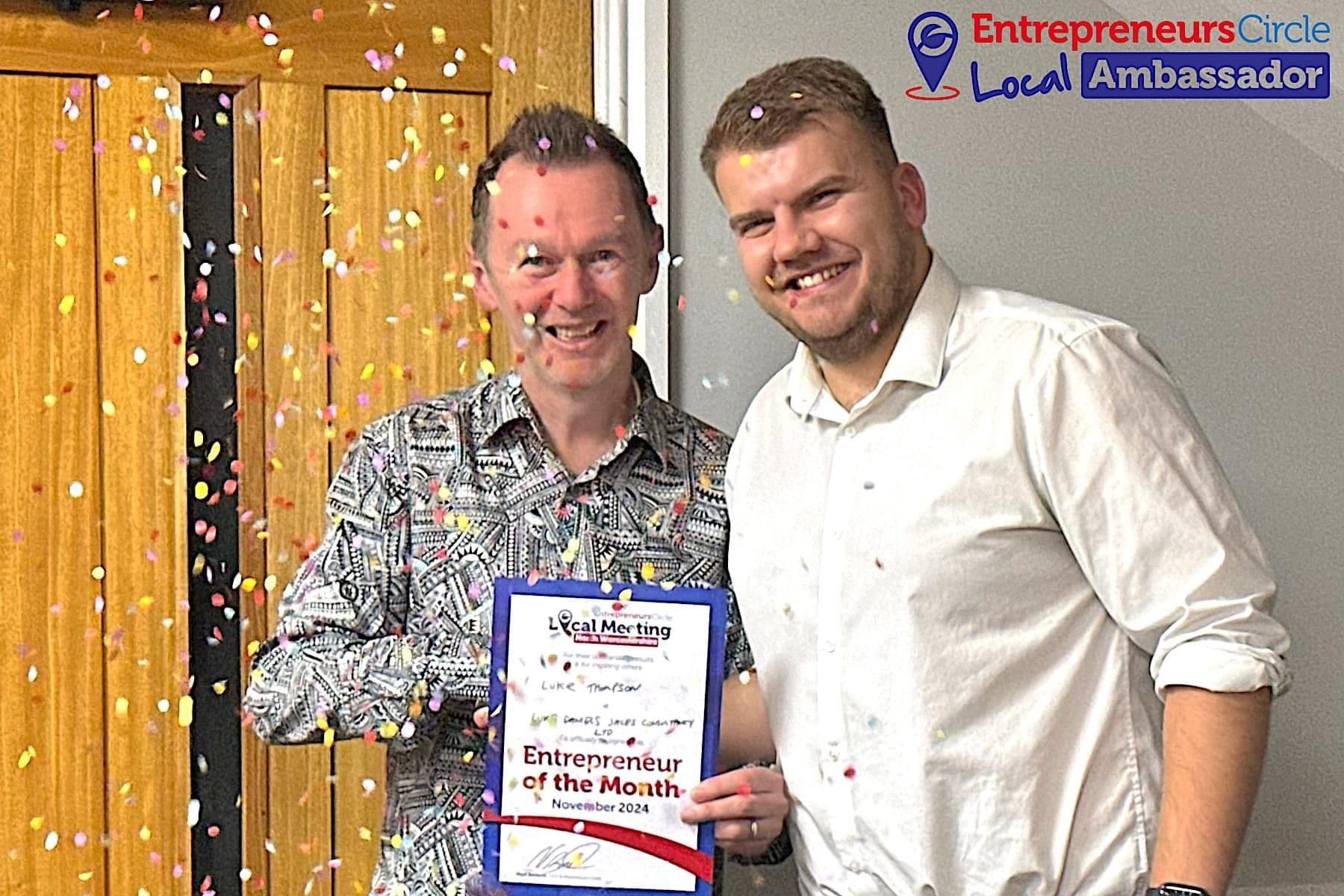Entrepreneur of the Month Award