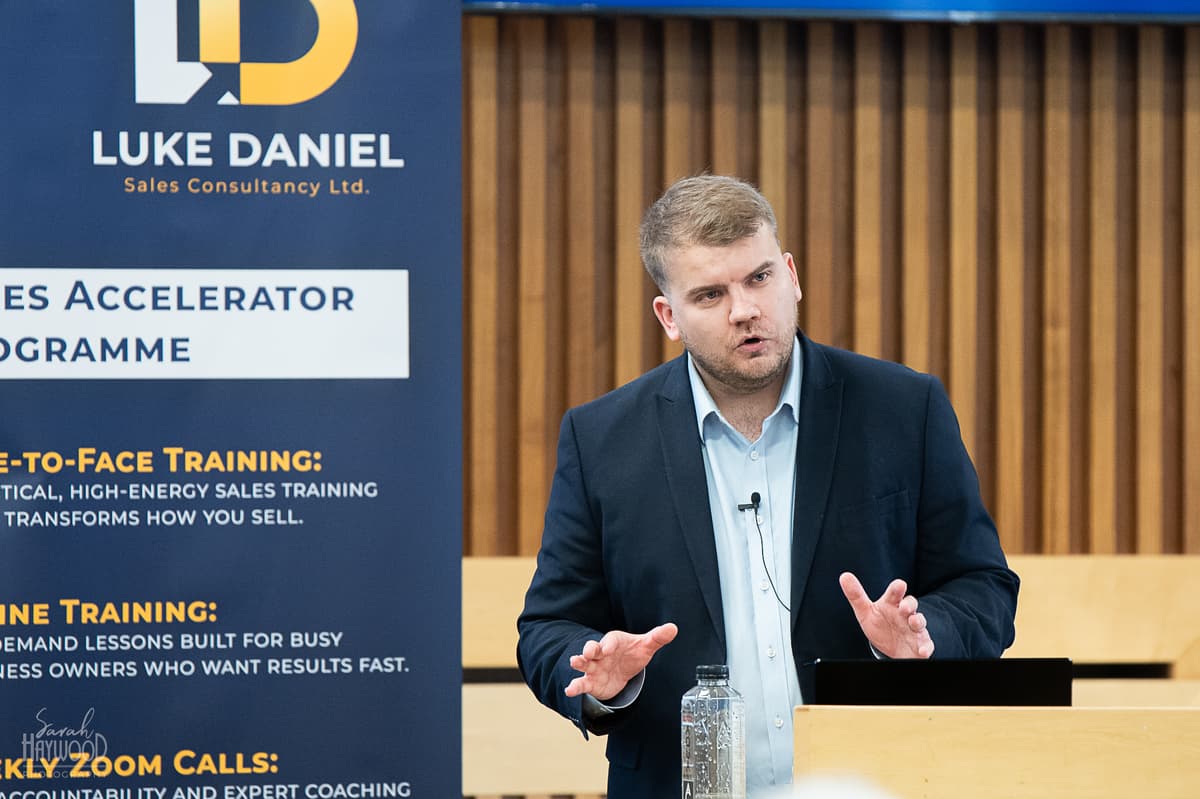 Telesales training course delivered by Luke Daniel