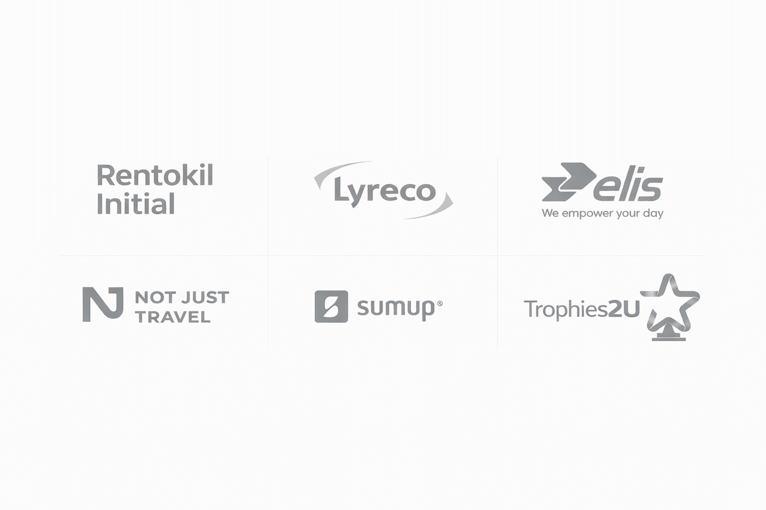 Logos of organisations Luke Daniel has delivered sales training for.